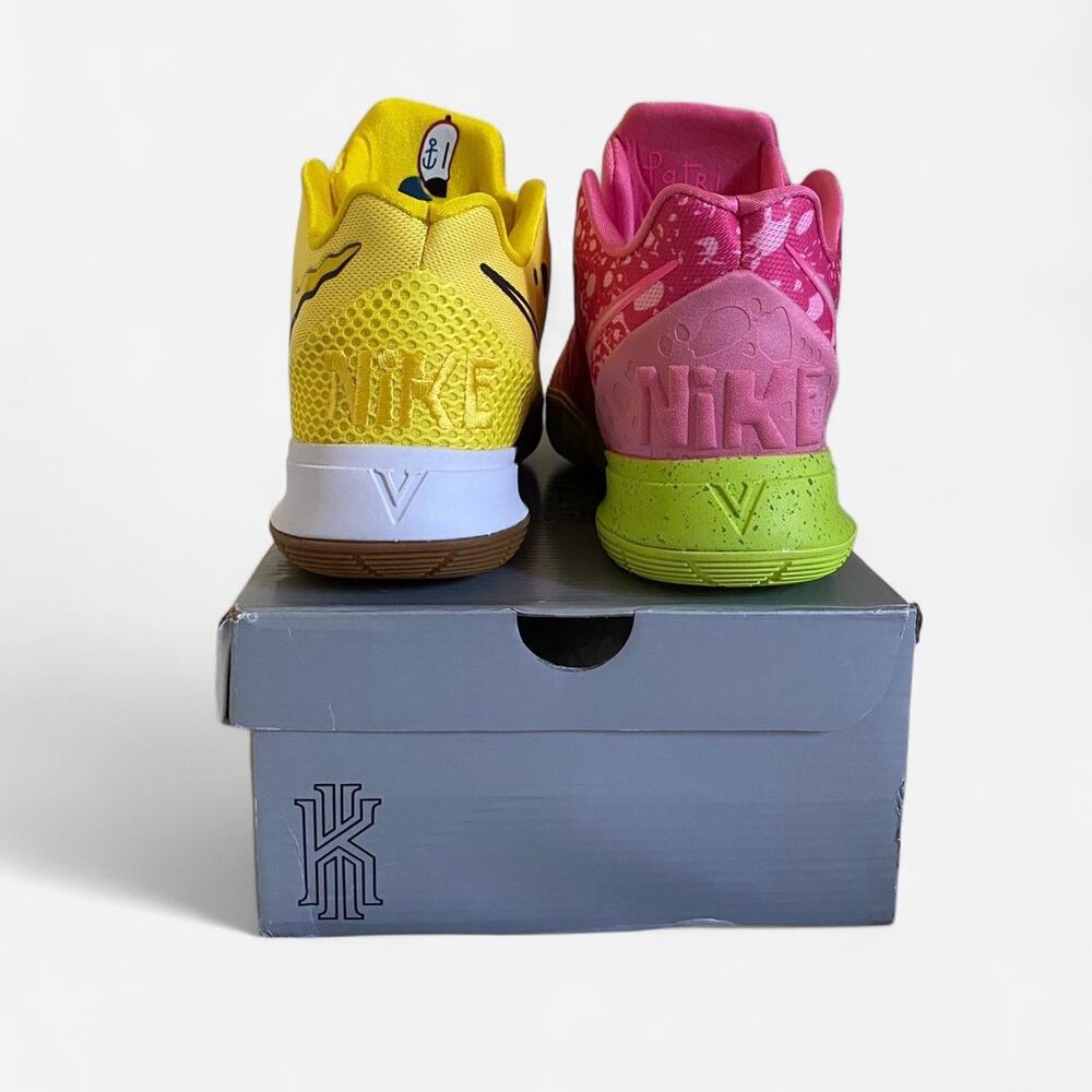 Nike Kyrie 5 SpongeBob SquarePants and Patrick rare mismatch - size 12 M / 45 EU - Picture 4 of 8